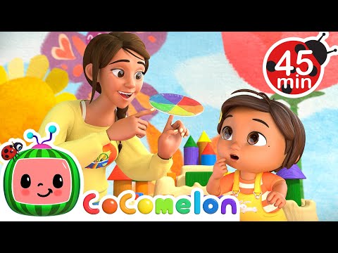 Nina's Colors Song + More CoComelon Nursery Rhymes &amp; Kids Songs