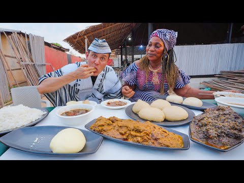 Queen of WEST AFRICAN FOOD!! + Mysterious Stilt Dances!! | C&ocirc;te d&rsquo;Ivoire 🇨🇮