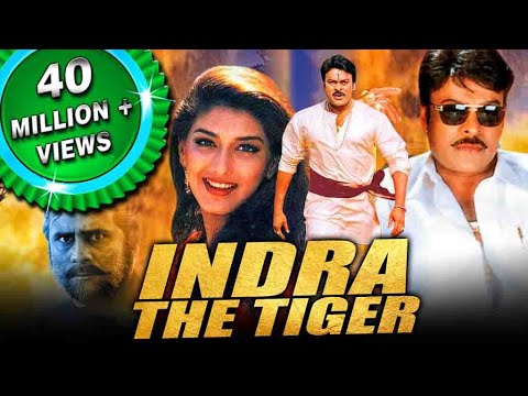 Chiranjeevi Superhit Action Hindi Dubbed Movie | Indra The Tiger | Sonali Bendre