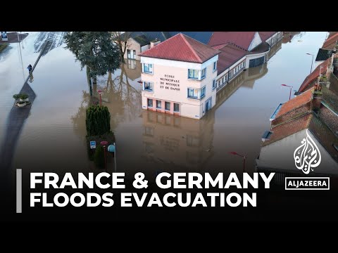 Europe&rsquo;s floods: Hundreds of people leave homes in France &amp; Germany