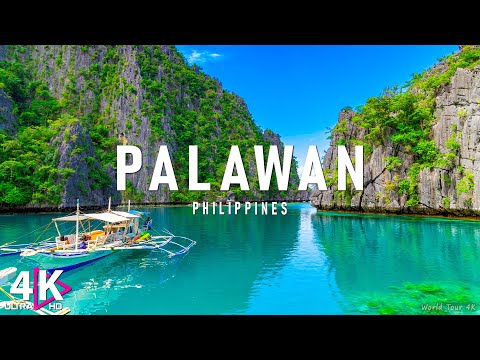 Palawan 4K - Scenic Relaxation Film With Calming Music  Nature Relaxation Film (4K Video Ultra HD)