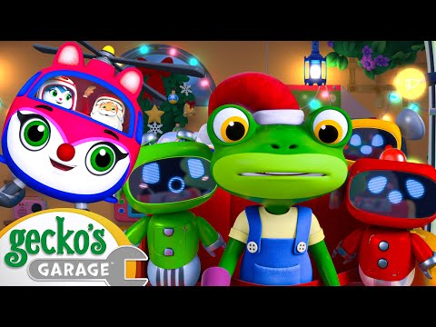 Gecko's Christmas Adventure | Gecko's Magical World | Animal &amp; Vehicle Cartoons | Cartoons for Kids