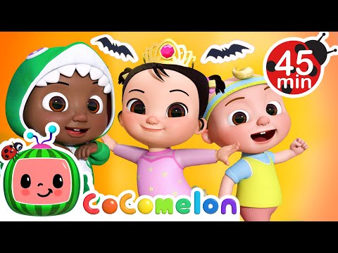 Halloween Costume Song + Wheels on the Bus Halloween + MORE CoComelon Nursery Rhymes