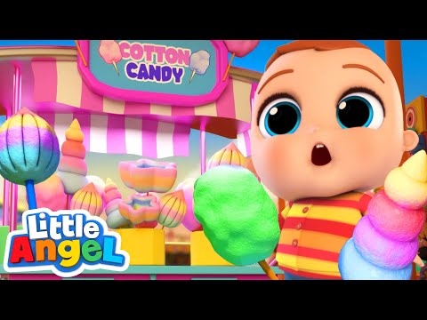 Cotton Candy At The Theme Park! | Where&rsquo;s Mommy &amp; Daddy? | Kids Cartoons and Nursery Rhymes