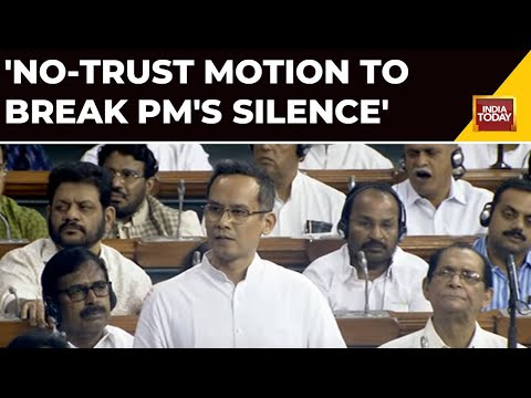 Gaurav Gogoi Initiates No-confidence Motion In Lok Sabha, Questions PM Modi&rsquo;s Silence On Manipur