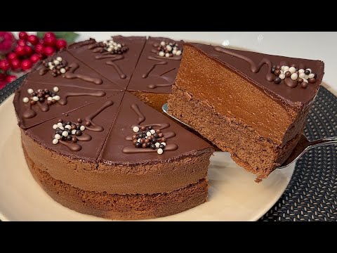 The best Christmas cake 🎄 I've ever eaten! You will be amazed! Quick and easy recipe 🤩