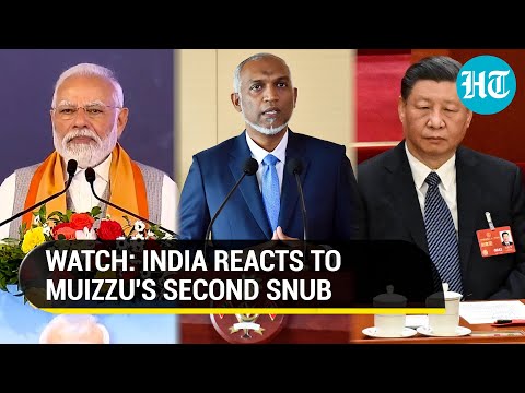 Maldives President Breaks Tradition, 'Snubs' India; Modi Govt Reacts To Muizzu's China Trip | Watch