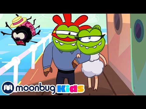 Om Nom Stories - Nightmare Cruise! | Cut The Rope | Funny Cartoons for Kids &amp; Babies | Moonbug TV