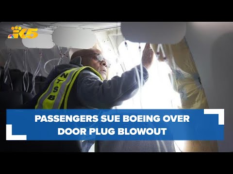 Passengers of Alaska Airlines flight sue Boeing over door plug loss