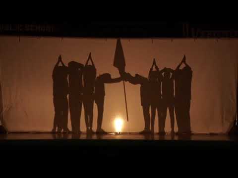 Students of Indore Public School performed a Shadow Dance | Indore Public School