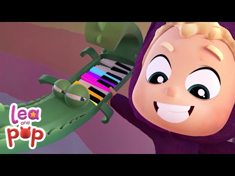 Cocopiano helps Pop to learn colors I Colors for kids I Learn with Lea and Pop