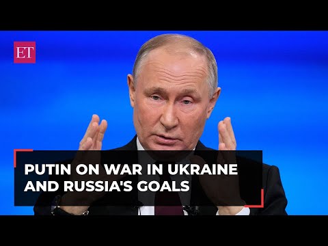 Putin provides details of the Ukraine war, Russia's goals and relations with USA and European Union