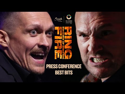 The best bits from the Tyson Fury 🆚 Oleksandr Usyk press conference | Ring of Fire | 