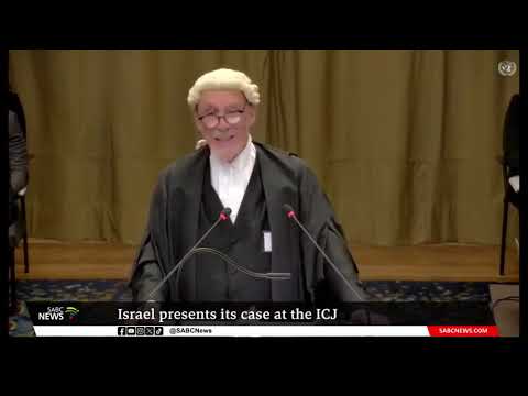 Israel's Malcolm Shaw's address at the ICJ on @SABCNews