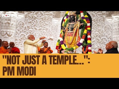 Ayodhya Ram Mandir | &quot;Temple To Vision Of India&quot;: PM Modi After Ram Temple Ceremony