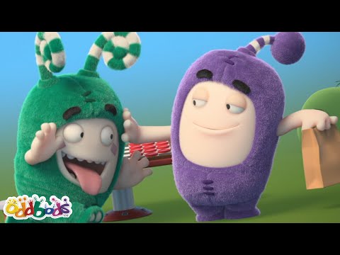 Checker Challange | Oddbods - Food Adventures | Cartoons for Kids