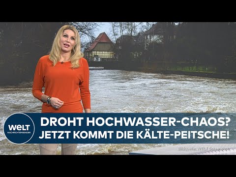 WETTER: Auf Regen folgt Schnee! Was bedeutet das f&uuml;r die Hochwasser-Lage in Deutschland?