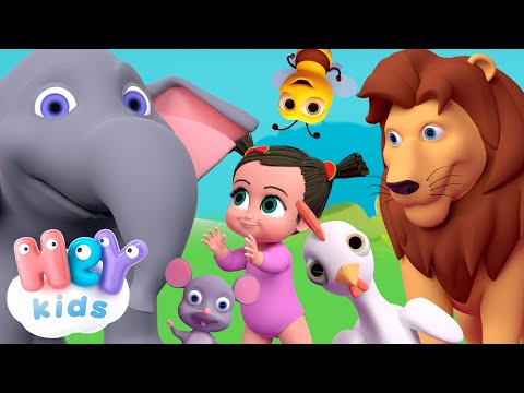 Sonidos de Animales para Ni&ntilde;os | canci&oacute;n de animales | HeyKids - Canciones infantiles