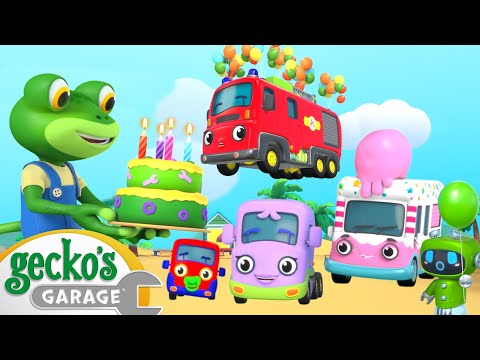 Flying Fire Truck | Gecko's Garage | Trucks For Children | Cartoons For Kids