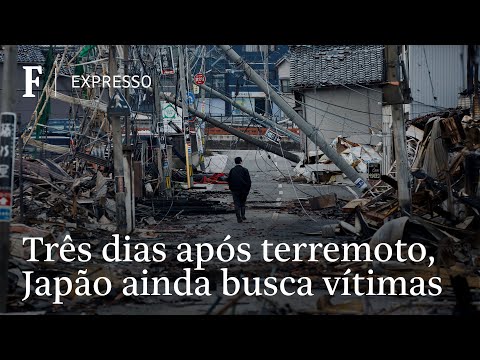 Equipes de resgate ainda buscam v&iacute;timas ap&oacute;s terremoto que matou 84 no Jap&atilde;o