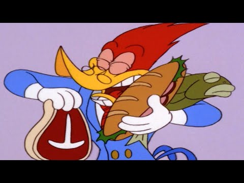 Woody Woodpecker | Woody can eat anything! | Woody Woodpecker