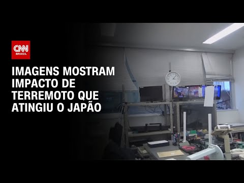 Imagens mostram impacto de terremoto que atingiu o Jap&atilde;o; veja | CNN 360&ordm;