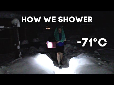 How Do We Shower at -71&deg;C (-95&deg;F) | Yakut village, Siberia