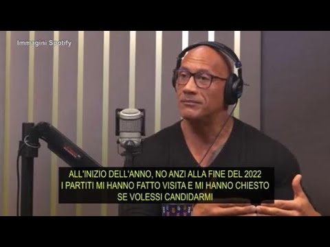 Dwayne Johnson: &amp;laquo;Io candidato alla Casa Bianca? Sono commosso e onorato, ma non &amp;egrave; mai stato un...