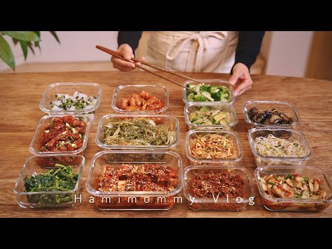 Making 10 easy Korean side dishes 🥢ㅣWinter house decoration 🌲ㅣVlog