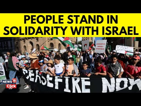 Israel Palestine Conflict | People Stand In Solidarity With Israel, Against Antisemitism | N18V