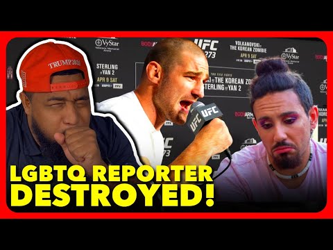 BASED UFC Fighter Sean Strickland GOES SCORCHED EARTH On &quot;LGBTQ Ally&quot;  Reporter