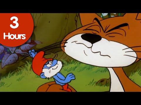 Azrael the Smurf Cat's Funniest Moments | The Smurfs Compilation for Kids | 3 Hours