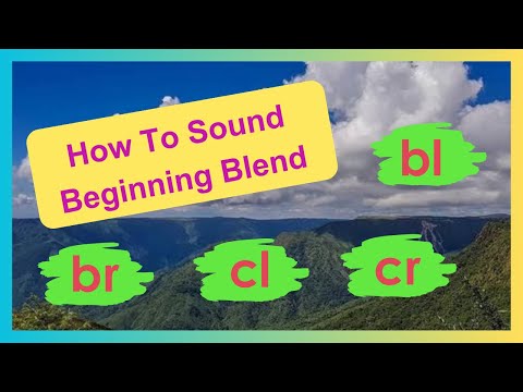 Beginning Consonant Blends | bl, br, cl, cr | Writing &amp;amp; Reading Skill | Part 1 