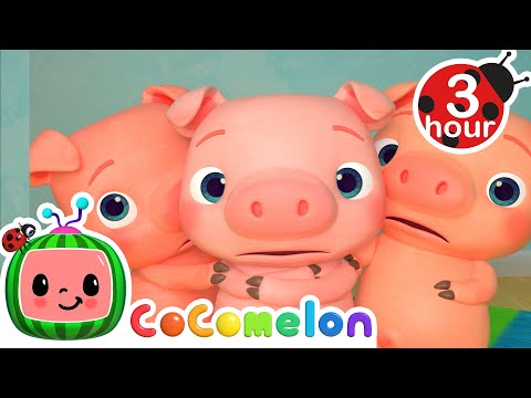 Three Little Pigs + Bingo &amp; Old MacDonald | Cocomelon - Nursery Rhymes | Fun Cartoons For Kids