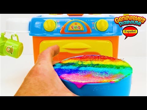 &iexcl;Aprenda Formas, Colores y N&uacute;meros para Ni&ntilde;os con un Pastel de Cumplea&ntilde;os de Juguete y Tayo!