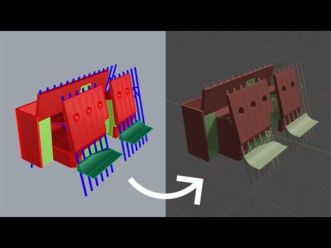 Rhino to Blender - 3D Model Export with Materials