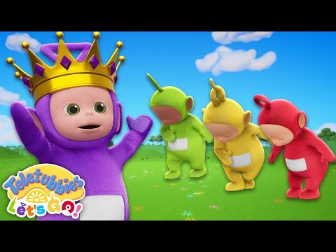 KING TINKY WINKY! Teletubbies Find A Shiny CROWN | Teletubbies Let's Go Episode