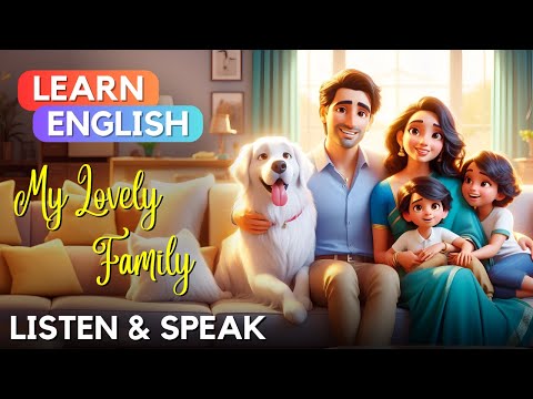 My lovely Family | Learn English Through Stories | Improve Your Listening &amp; Speaking Skills Everyday