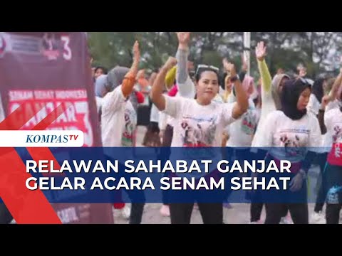 Ajak Warga Hidup Sehat, Relawan Sahabat Ganjar Lamongan Gelar Acara Senam Sehat!