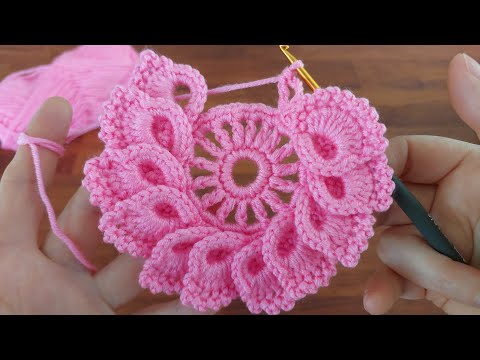 Wonderful Flower Pattern Crochet Description How to make eye catching crochet Tutorial for Beginners