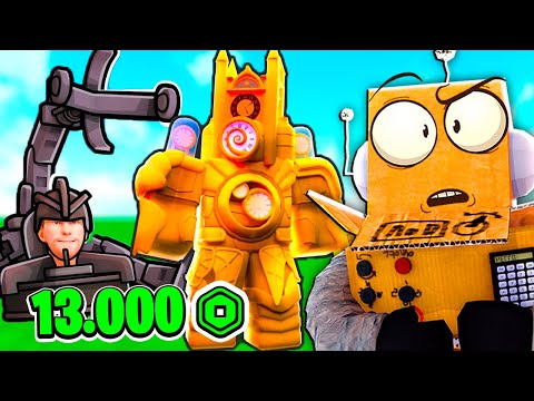 АСТРО СКИБИДИСТ и САМЫЙ СИЛЬНЫЙ ТИТАН в РОБЛОКС! Roblox Skibidi Tower Defense