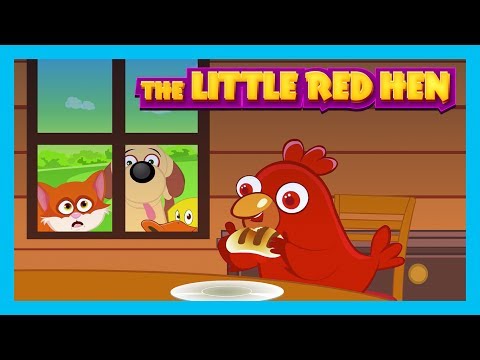 THE LITTLE RED HEN - STORY FOR KIDS || English Stories - Kids Hut Stories