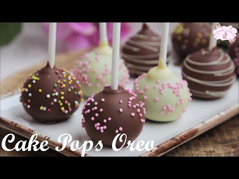 Cake Pops de Oreo- Cake Pops cu biscuiti Oreo - Priscila's Cookies 🍰 RECETA F&Aacute;CIL SIN HORNO 🍰