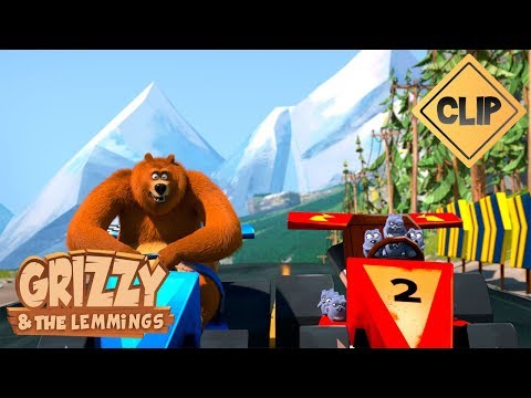 A spectacular racing cars - Grizzy &amp; the Lemmings