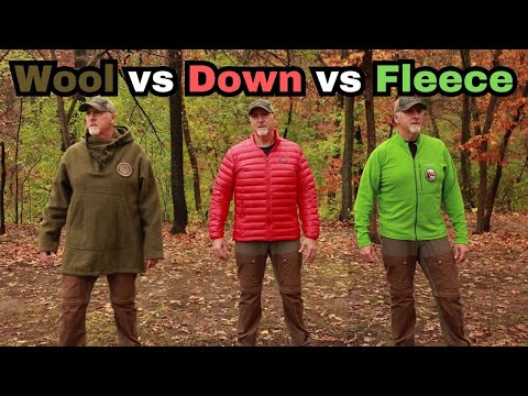 Wool vs Down vs Fleece