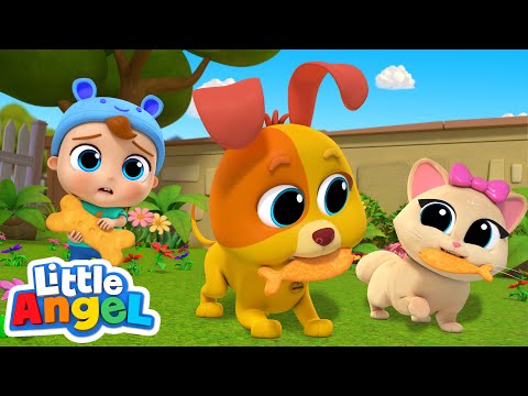 Baby John and Bingo Playdate Song  | @LittleAngel Kids Songs &amp;amp; Nursery Rhymes