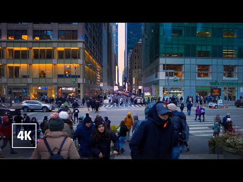 MANHATTAN Tourist Crowds 🗽 New York City Virtual Tour 4K