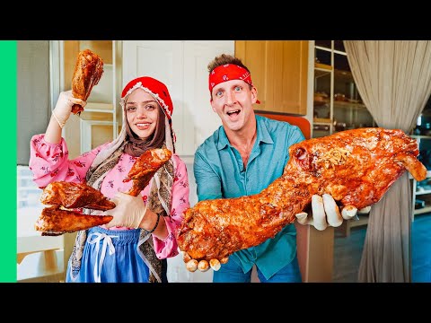 VIRAL Chef Cooks Sheep Head!! Extreme Arab Food in Lebanon!!