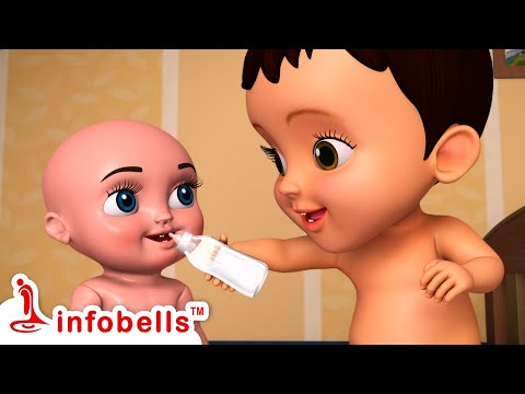 Dolly's Sleep Time - Kids Pretend Play | Kids Cartoons | Infobells