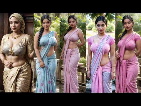 ai hot saree and blouse lookbook | ai art | 